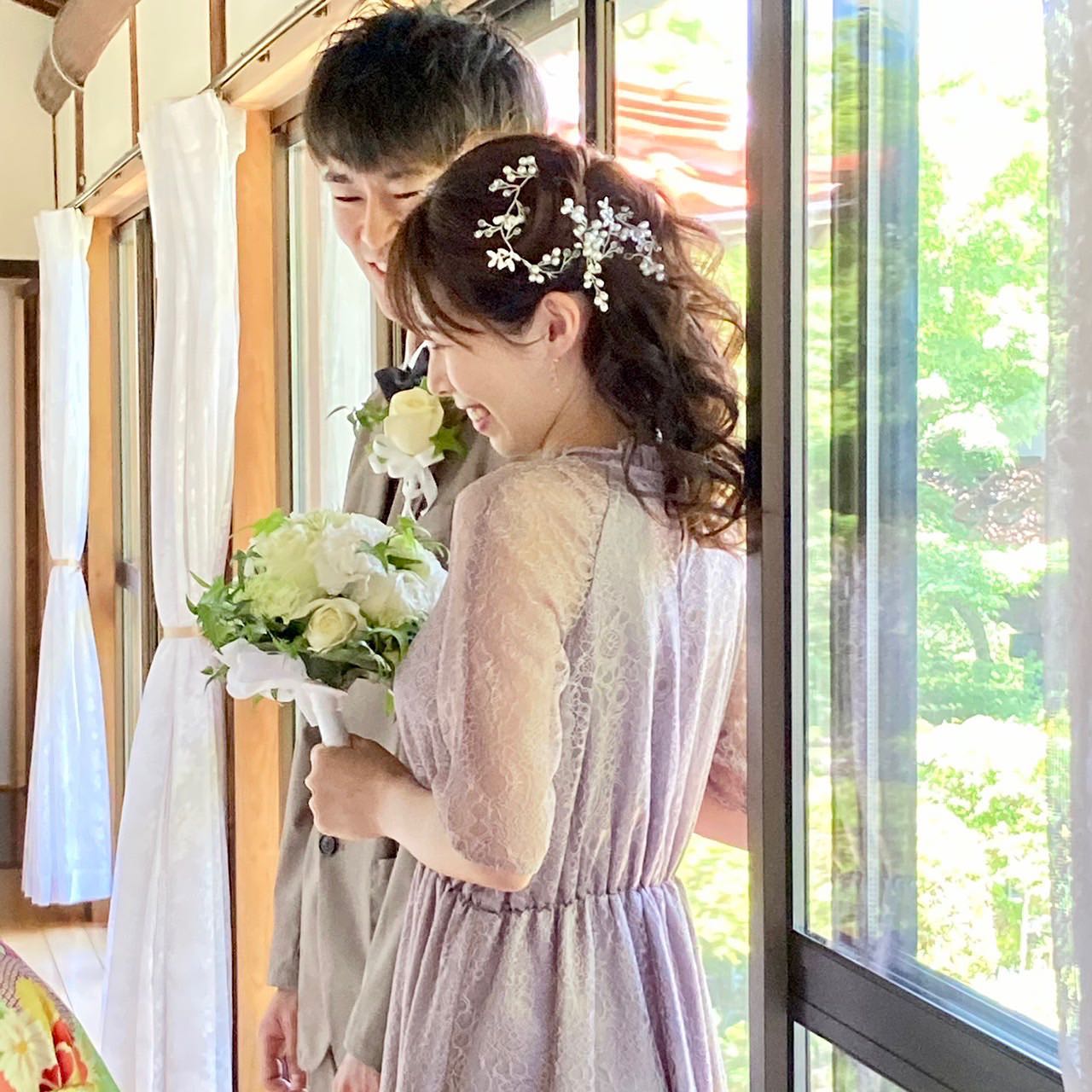 お寺での仏前結婚式は 厳かな雰囲気ながら 笑顔いっぱいの素敵な式でした 山口県宇部市 新しいカタチの美容室 Comodo Rupo コモドルポ